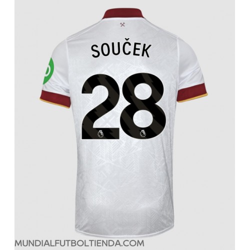 Camiseta West Ham United Tomas Soucek #28 Tercera Equipación Replica 2024-25 mangas cortas
